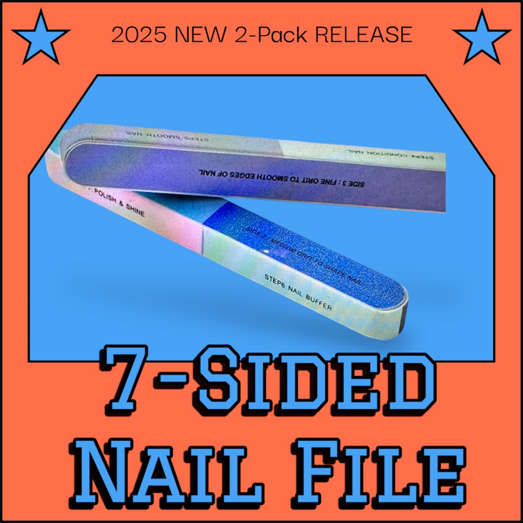 Seven-sided Manicure Nail File and Buffer Wand