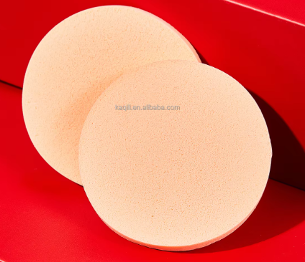Red Camellia Pressed Powder Makeup Compact