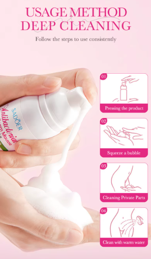 Antibacterial Ladies Foaming Mousse
