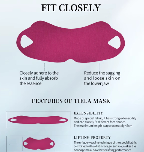 V-Shaped Chil-Lift Face Mask
