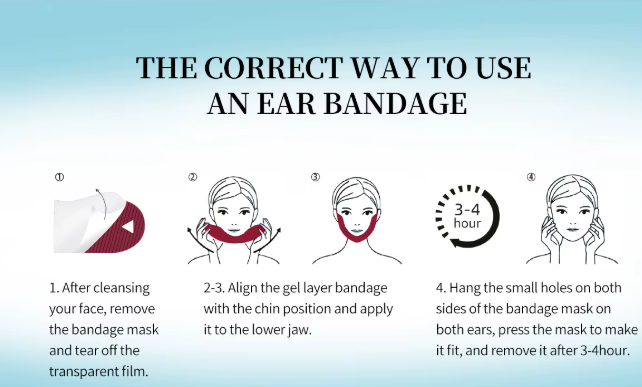 V-Shaped Chil-Lift Face Mask