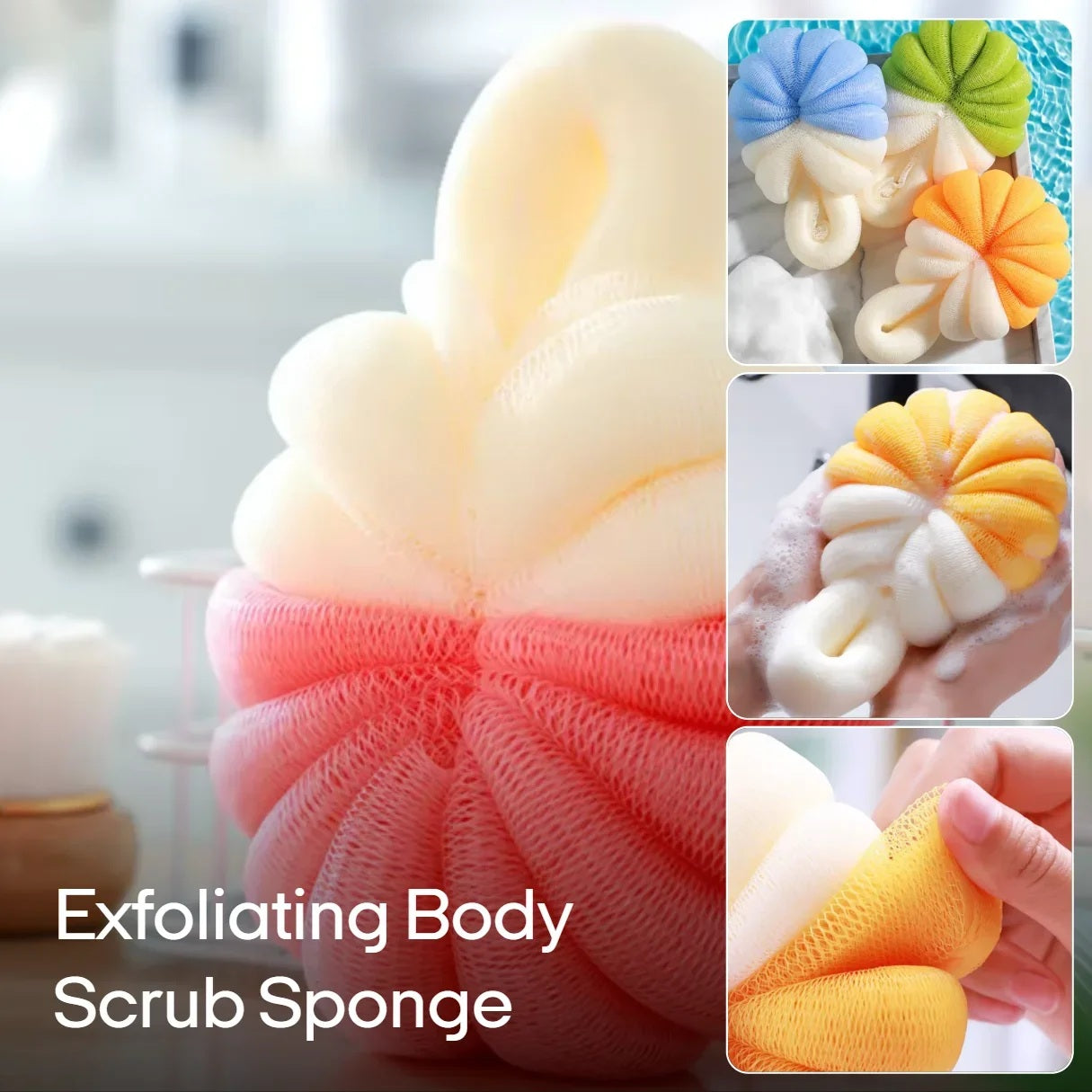 Large Body Wash Scrub Sponge